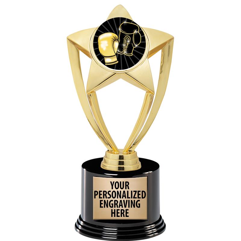 GOLD STAR INSERT TR W/BLK BASE