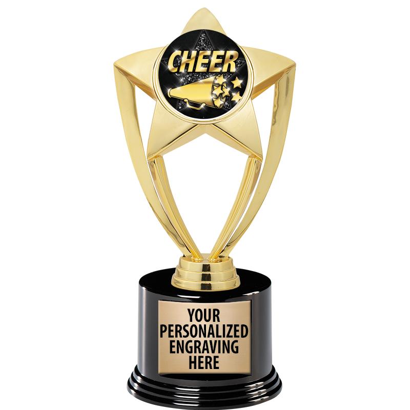 GOLD STAR INSERT TR W/BLK BASE