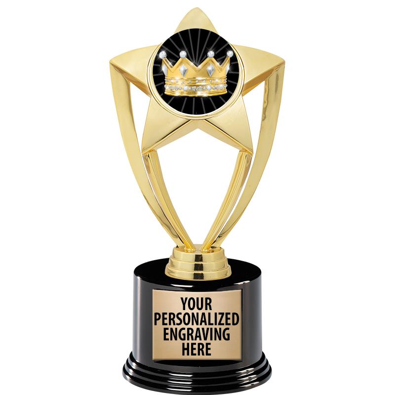 GOLD STAR INSERT TR W/BLK BASE