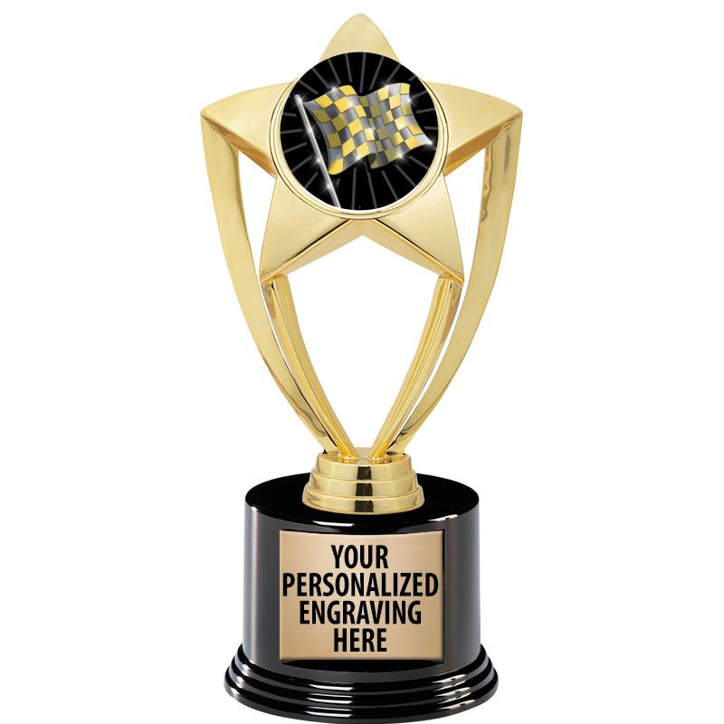 GOLD STAR INSERT TR W/BLK BASE