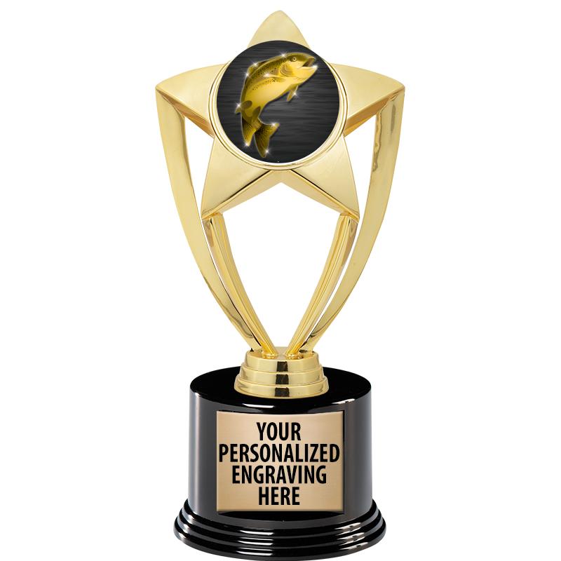 GOLD STAR INSERT TR W/BLK BASE