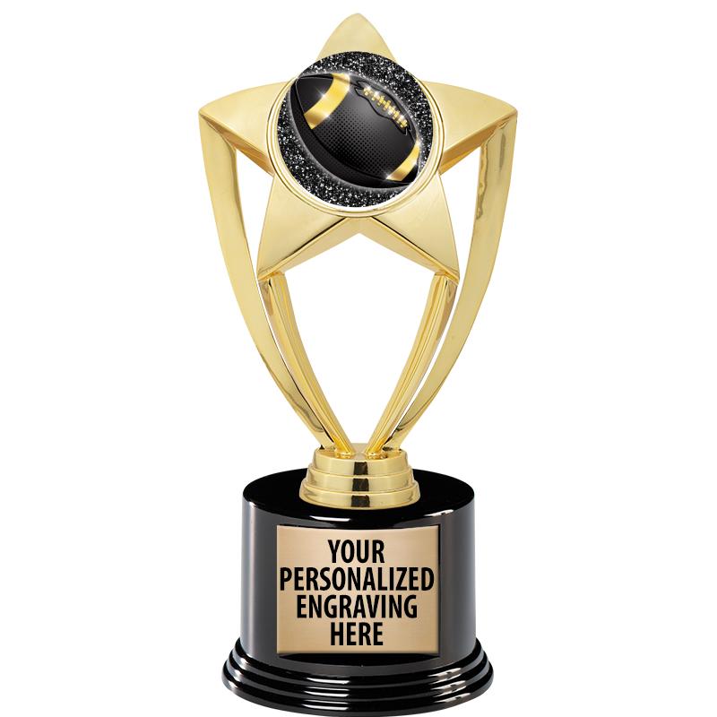 GOLD STAR INSERT TR W/BLK BASE