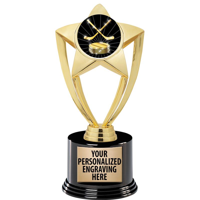 GOLD STAR INSERT TR W/BLK BASE