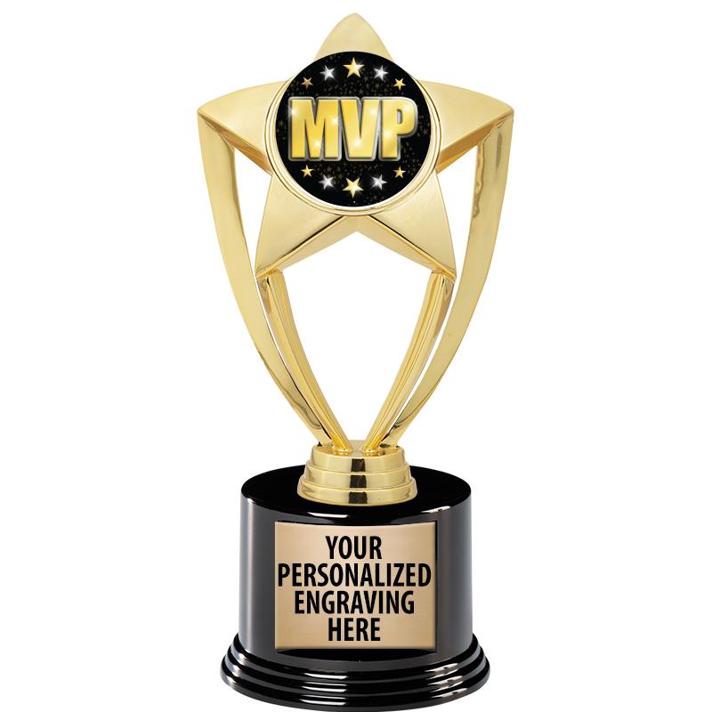 GOLD STAR INSERT TR W/BLK BASE