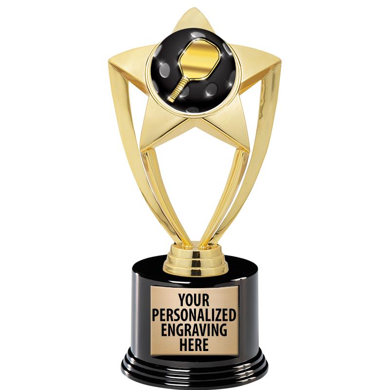 GOLD STAR INSERT TR W/BLK BASE