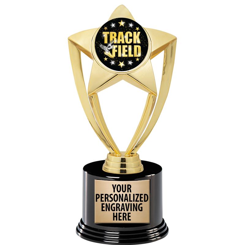 GOLD STAR INSERT TR W/BLK BASE