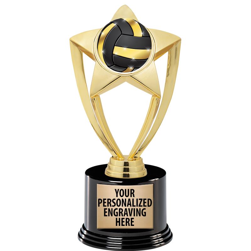 GOLD STAR INSERT TR W/BLK BASE