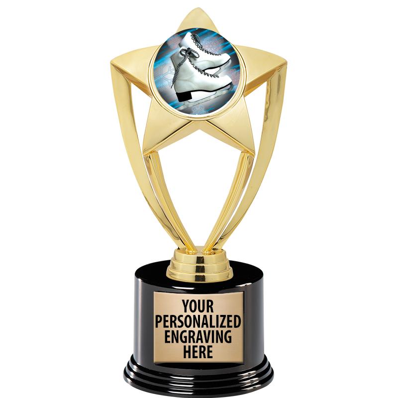 GOLD STAR INSERT TR W/BLK BASE