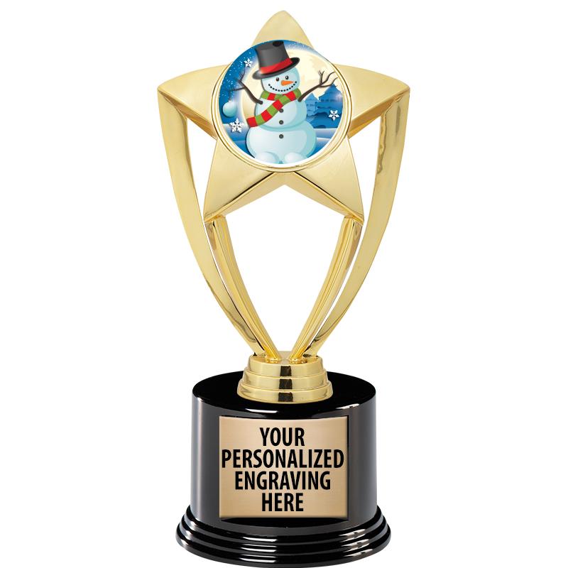 GOLD STAR INSERT TR W/BLK BASE