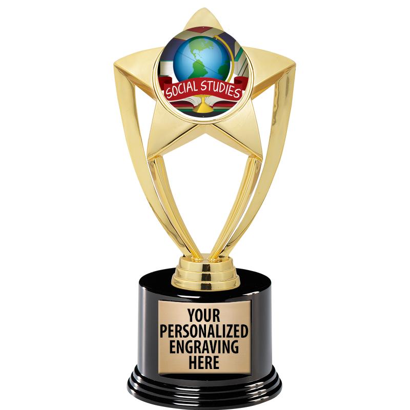 GOLD STAR INSERT TR W/BLK BASE