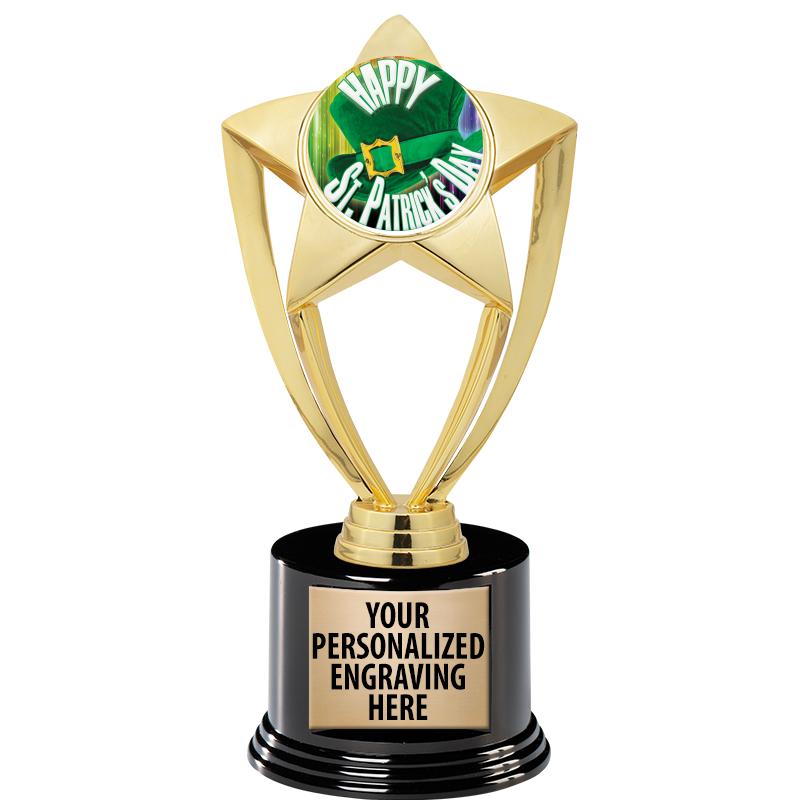 GOLD STAR INSERT TR W/BLK BASE