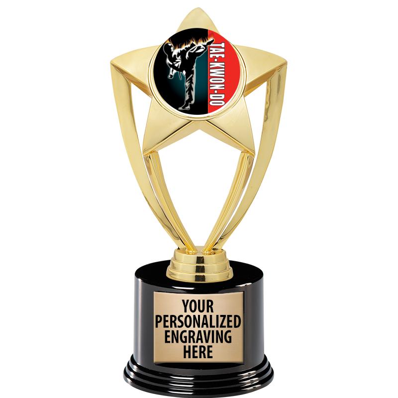 GOLD STAR INSERT TR W/BLK BASE