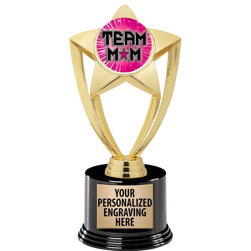 GOLD STAR INSERT TR W/BLK BASE