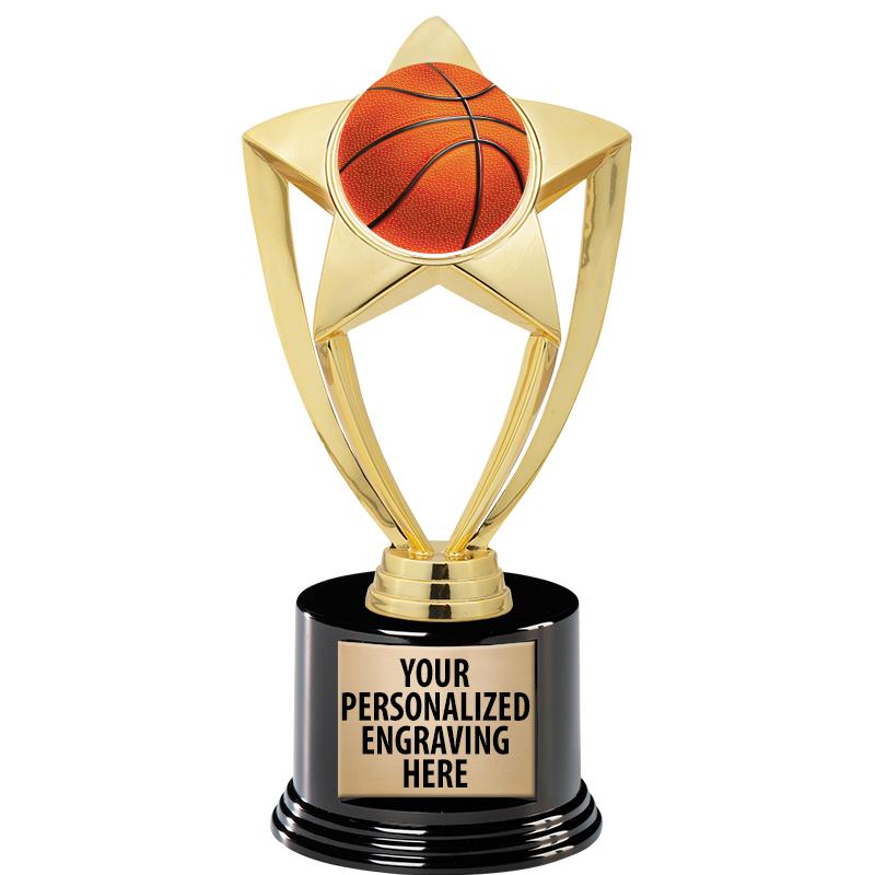 GOLD STAR INSERT TR W/BLK BASE