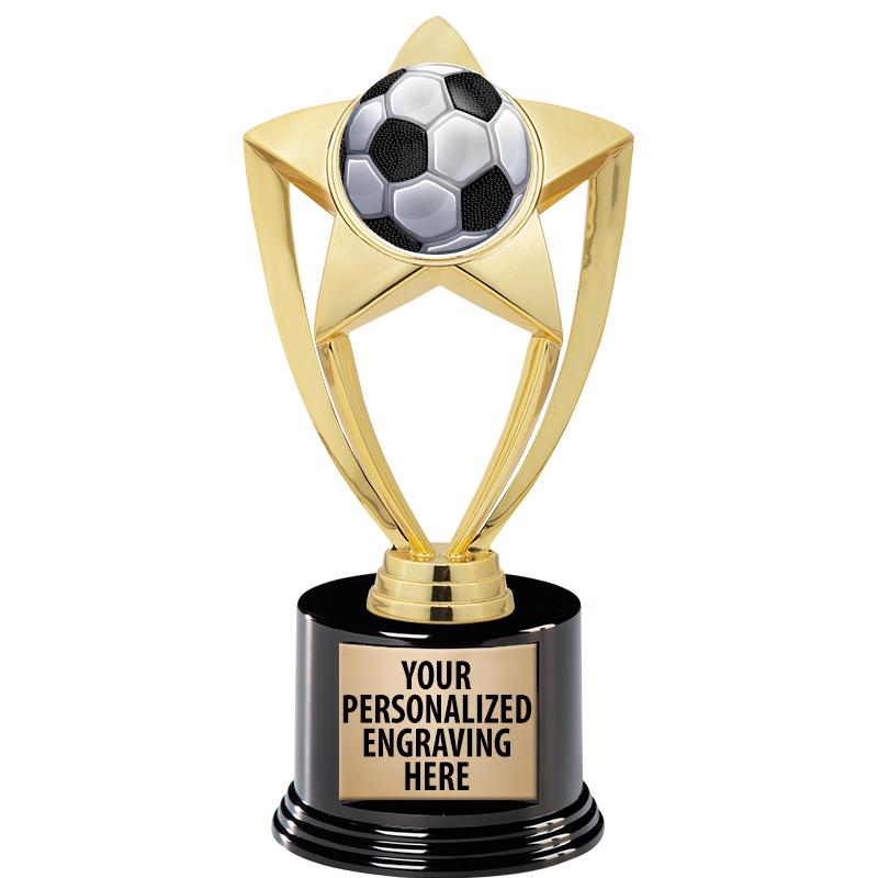 GOLD STAR INSERT TR W/BLK BASE