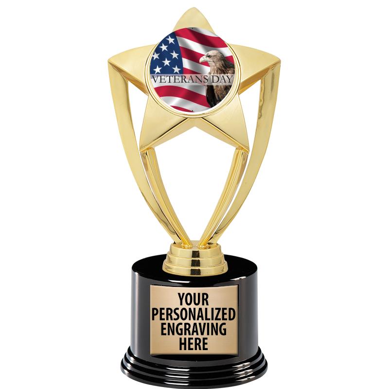 GOLD STAR INSERT TR W/BLK BASE