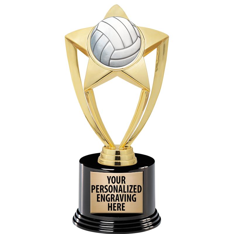 GOLD STAR INSERT TR W/BLK BASE