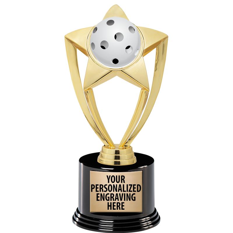 GOLD STAR INSERT TR W/BLK BASE