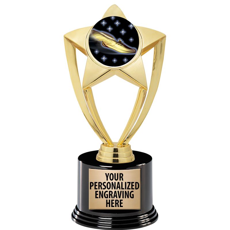 GOLD STAR INSERT TR W/BLK BASE