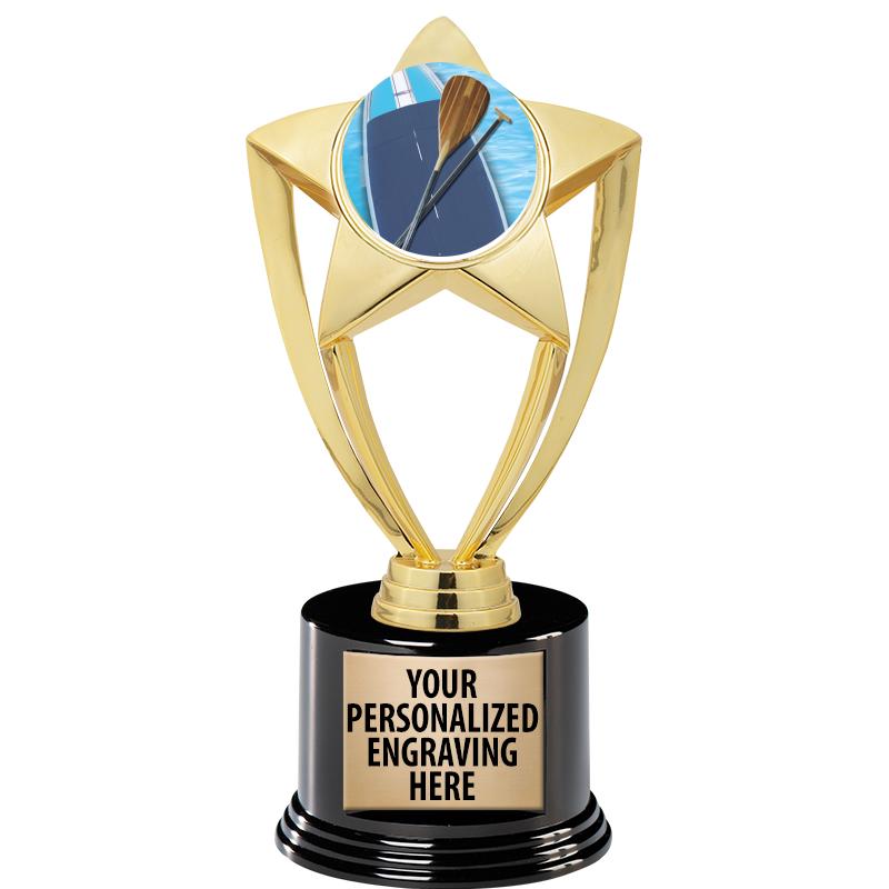 GOLD STAR INSERT TR W/BLK BASE