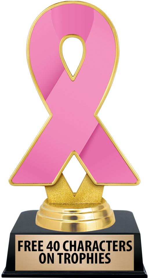 6"TROPHY ON BLACK CONTEMP BASE