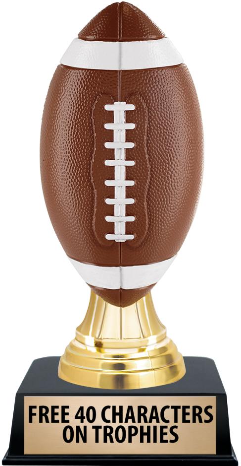 6"TROPHY ON BLACK CONTEMP BASE