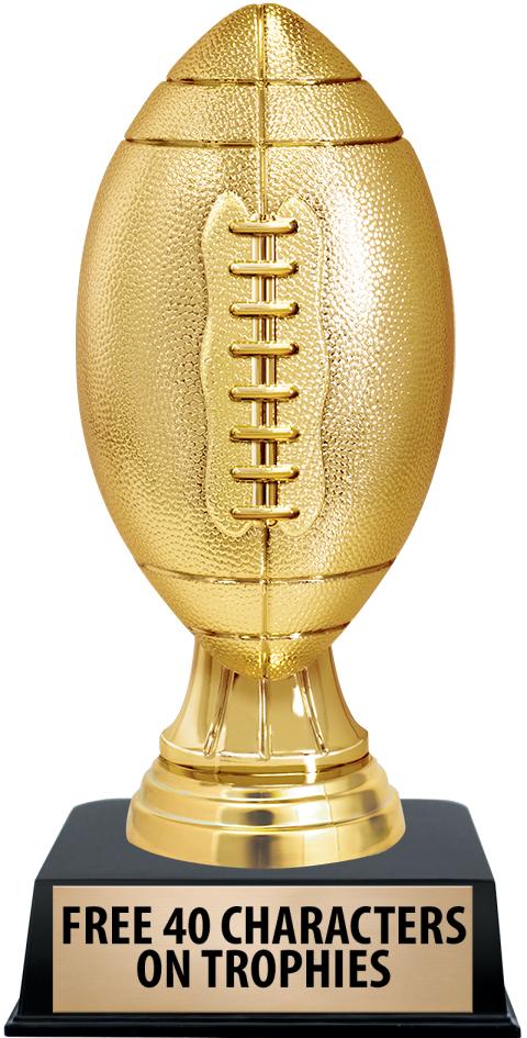 6"TROPHY ON BLACK CONTEMP BASE