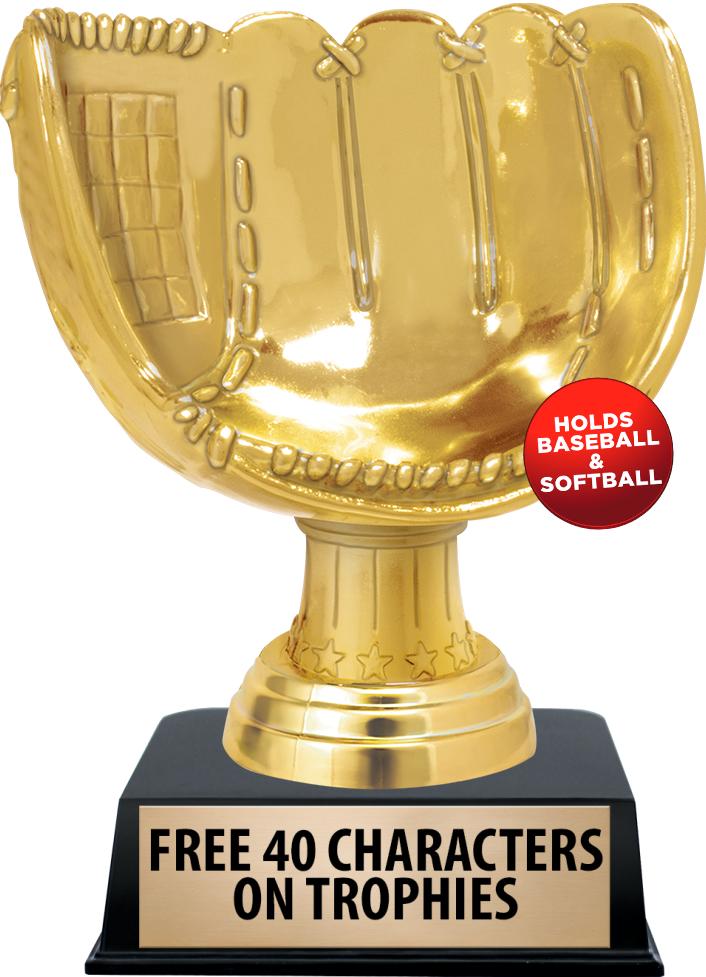 6"TROPHY ON BLACK CONTEMP BASE