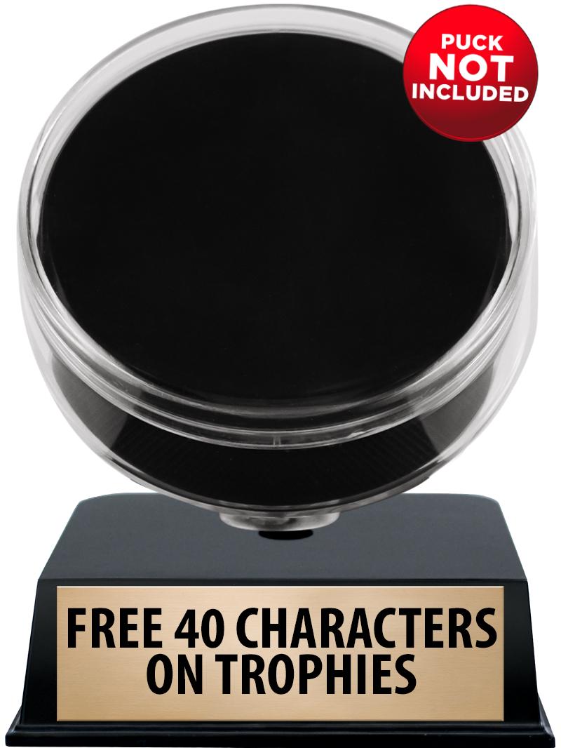 6"TROPHY ON BLACK CONTEMP BASE