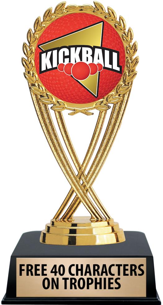 6"TROPHY ON BLACK CONTEMP BASE