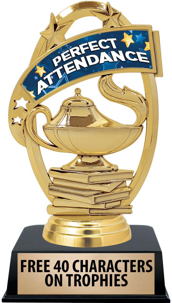 6"TROPHY ON BLACK CONTEMP BASE