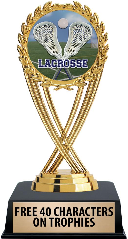 6"TROPHY ON BLACK CONTEMP BASE