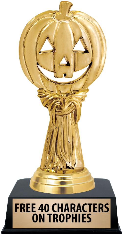 6"TROPHY ON BLACK CONTEMP BASE