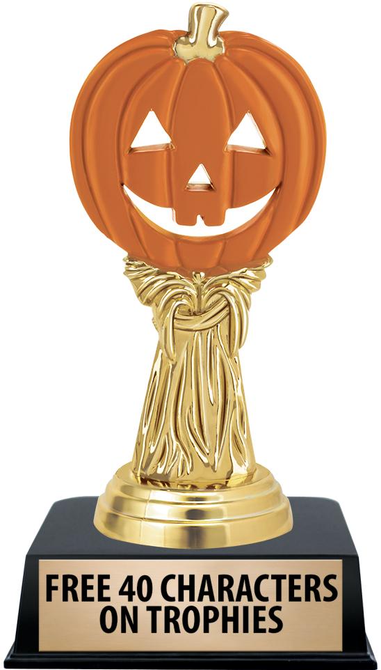 6"TROPHY ON BLACK CONTEMP BASE