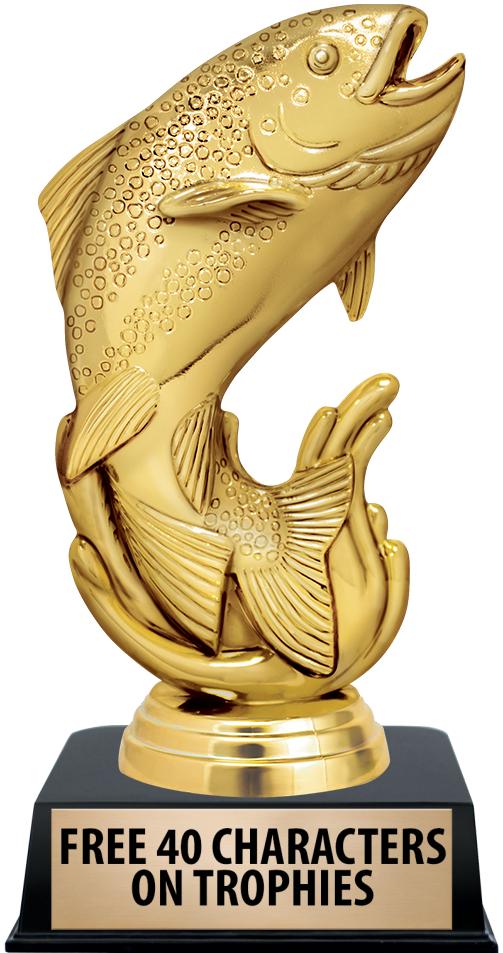 6"TROPHY ON BLACK CONTEMP BASE