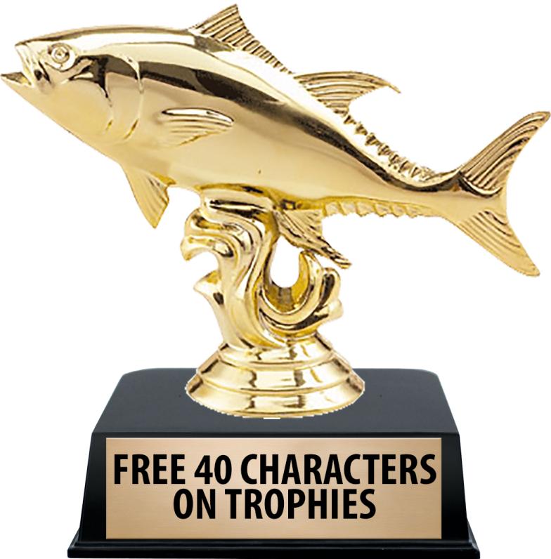 6"TROPHY ON BLACK CONTEMP BASE