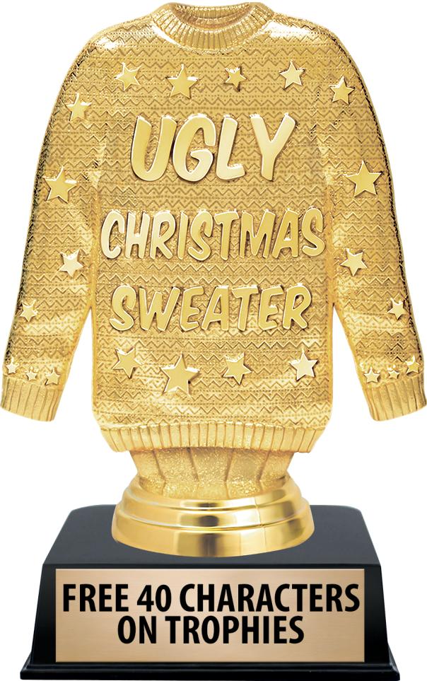 6"TROPHY ON BLACK CONTEMP BASE