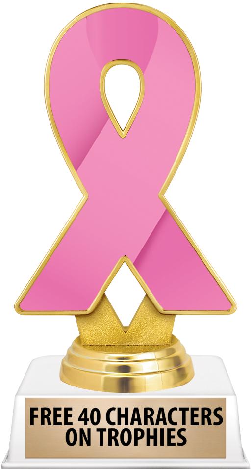 6"TROPHY ON WHITE CONTEMP BASE