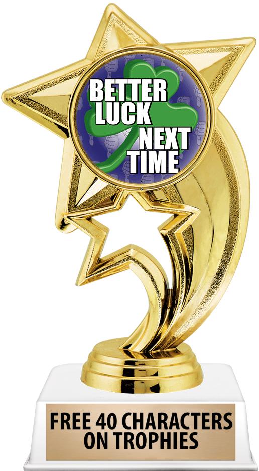 6"TROPHY ON WHITE CONTEMP BASE