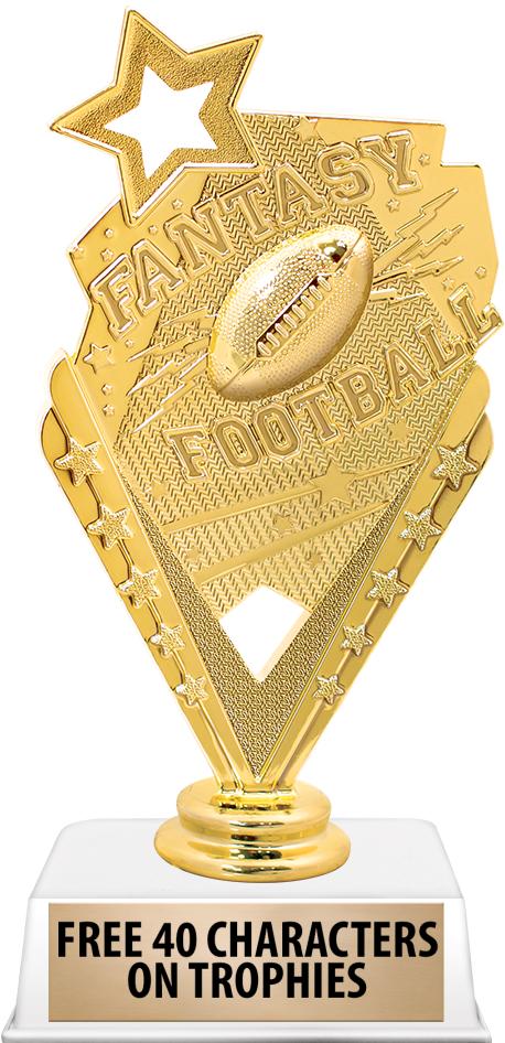 6"TROPHY ON WHITE CONTEMP BASE