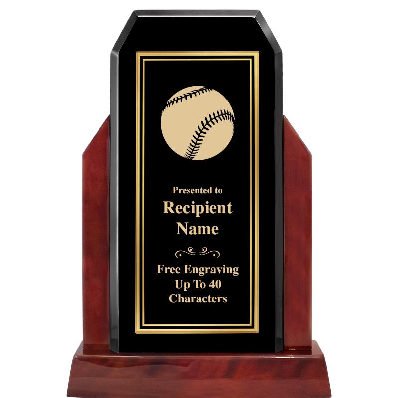 16.5" CHAMP GLOSSED WOOD AWARD