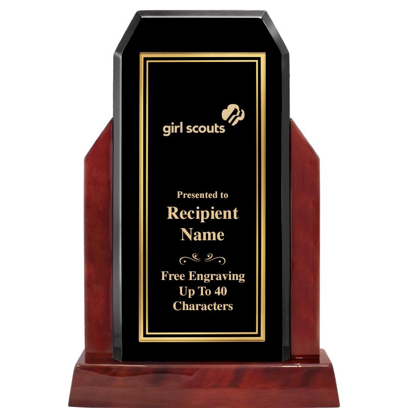 16.5" CHAMP GLOSSED WOOD AWARD