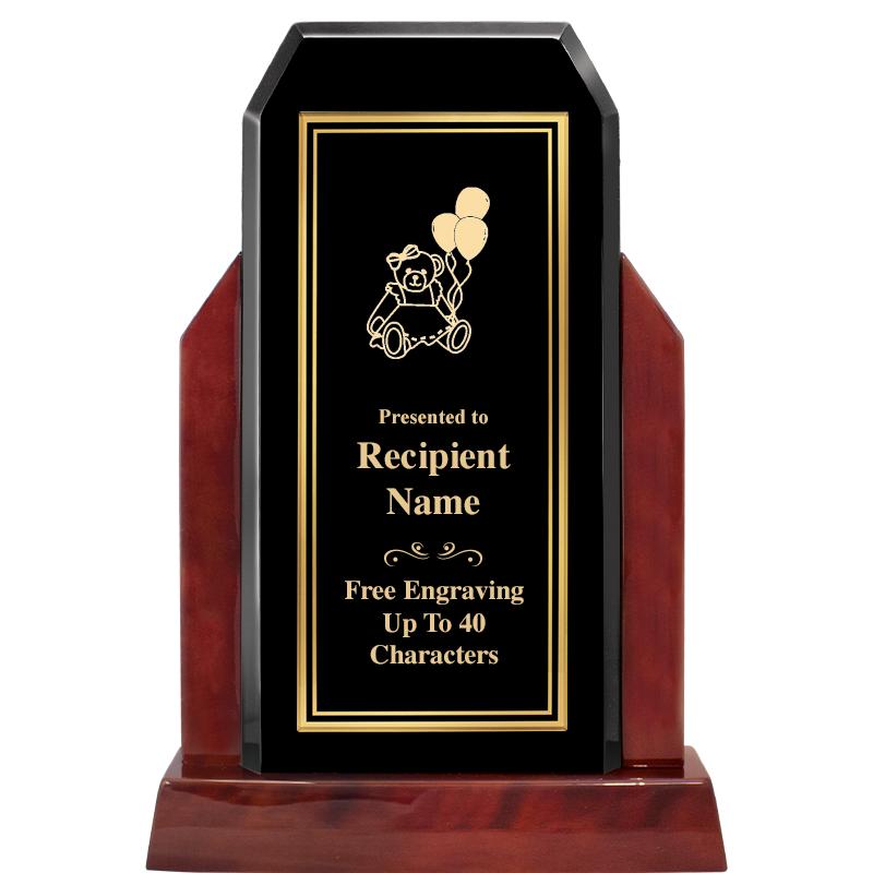 16.5" CHAMP GLOSSED WOOD AWARD