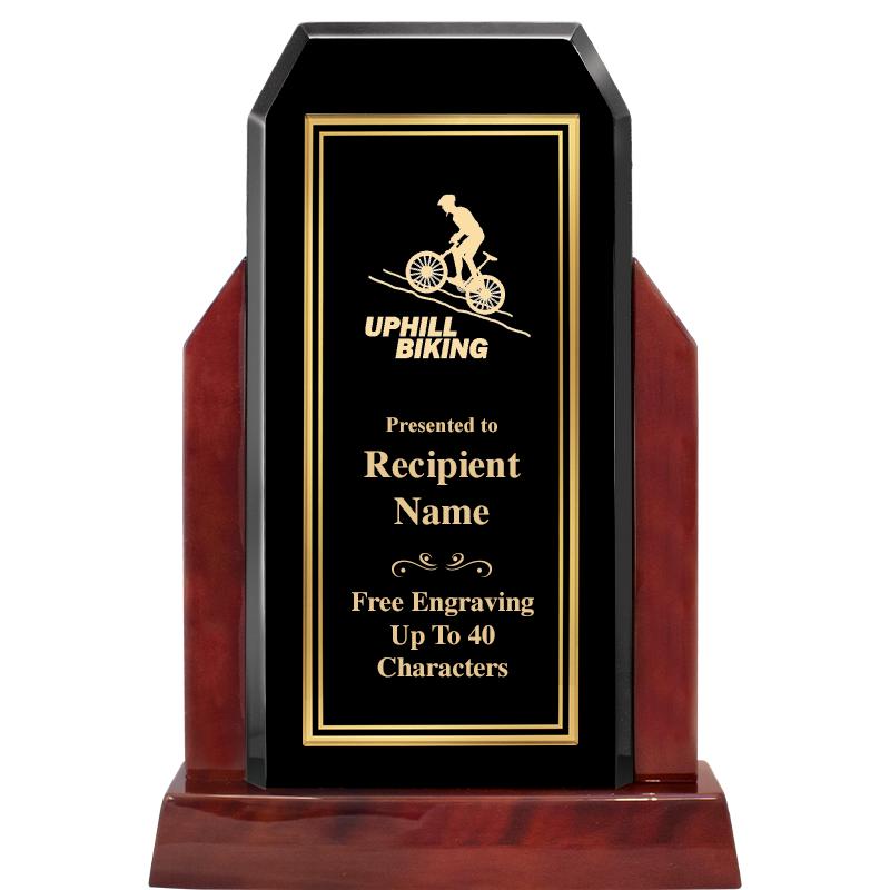 16.5" CHAMP GLOSSED WOOD AWARD