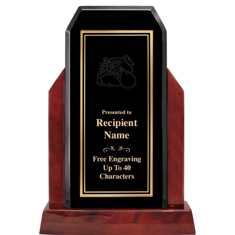 16.5" CHAMP GLOSSED WOOD AWARD