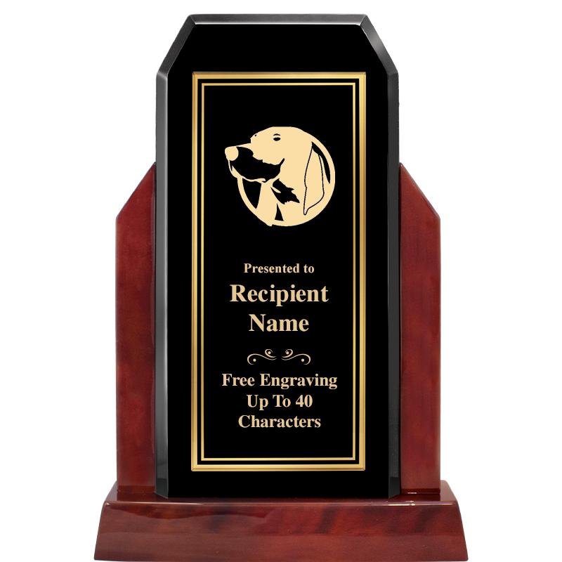16.5" CHAMP GLOSSED WOOD AWARD