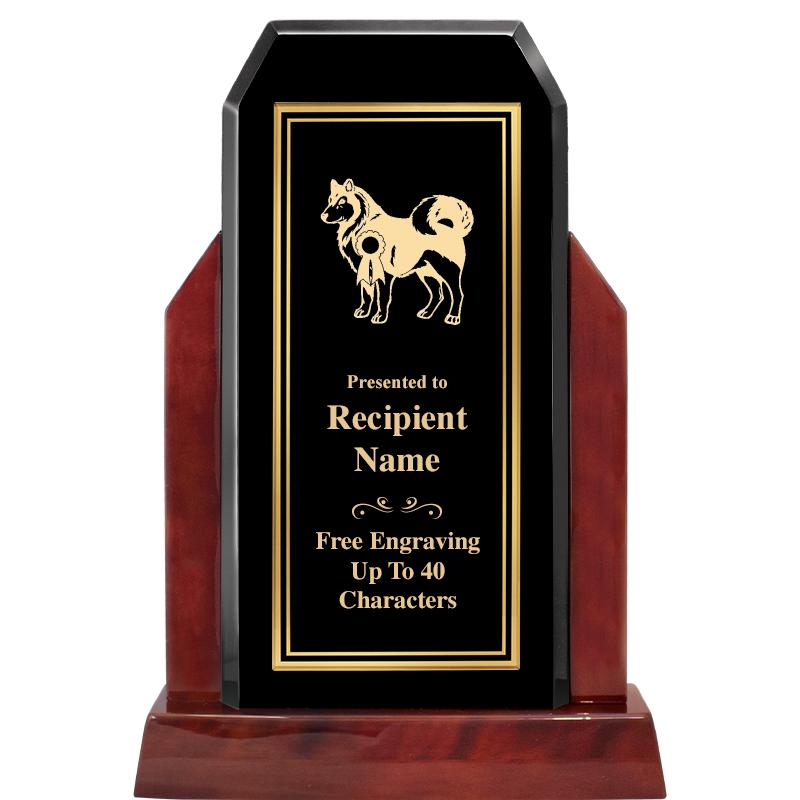 16.5" CHAMP GLOSSED WOOD AWARD
