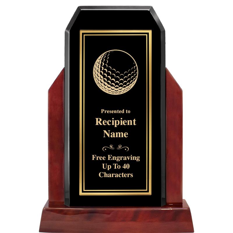 16.5" CHAMP GLOSSED WOOD AWARD