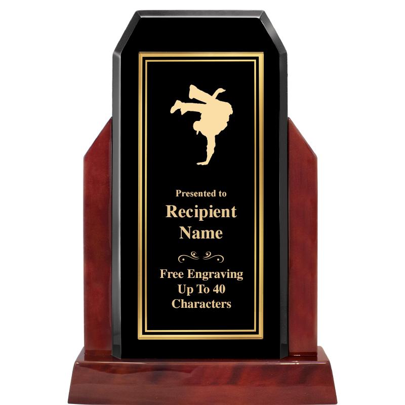 16.5" CHAMP GLOSSED WOOD AWARD
