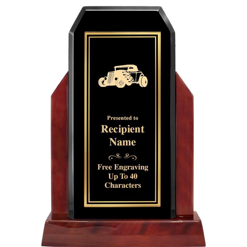 16.5" CHAMP GLOSSED WOOD AWARD